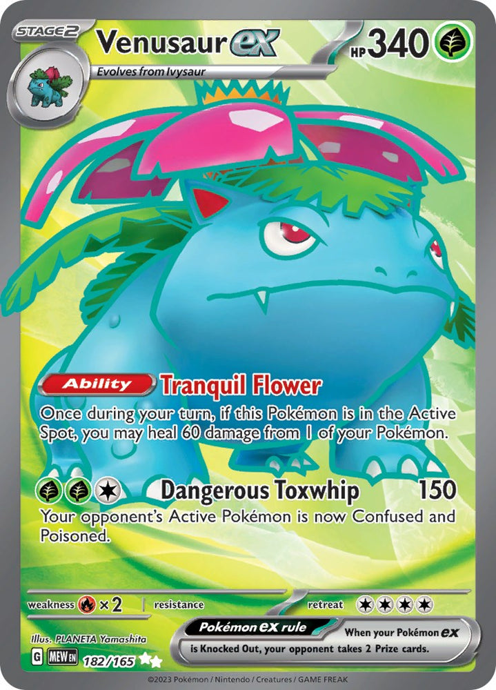 Pokemon | Venusaur ex (182/165) [Scarlet & Violet 151] | The Nerd Merchant