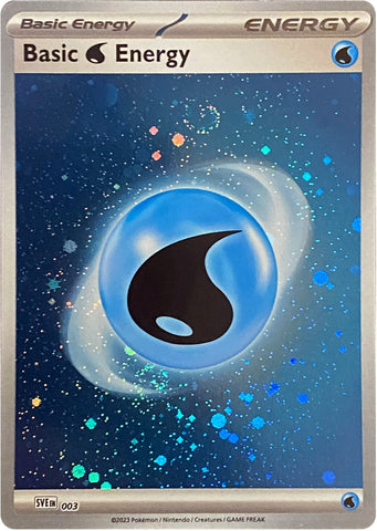 Pokemon | Basic Water Energy (003) (Cosmos Holo) [Scarlet & Violet: Base Set] | The Nerd Merchant