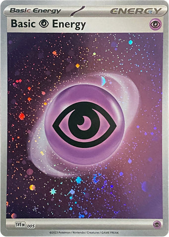 Pokemon | Basic Psychic Energy (005) (Cosmos Holo) [Scarlet & Violet: Base Set] | The Nerd Merchant