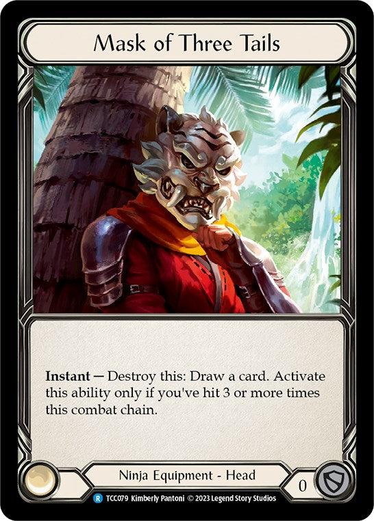 Flesh and Blood TCG | Mask of Three Tails [TCC079] (Round the Table: TCC x LSS)  Rainbow Foil | The Nerd Merchant