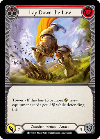 Flesh and Blood TCG | Lay Down the Law [TCC036] (Round the Table: TCC x LSS) | The Nerd Merchant