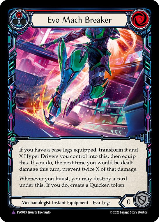 Flesh and Blood TCG | Evo Mach Breaker (Marvel) [EVO033] (Bright Lights)  Cold Foil | The Nerd Merchant