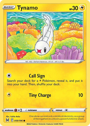 Pokemon | Tynamo (059/196) [Sword & Shield: Lost Origin] | The Nerd Merchant