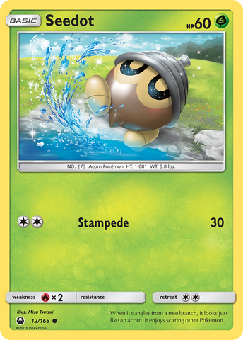 Pokemon | Seedot (12/168) [Sun & Moon: Celestial Storm] | The Nerd Merchant