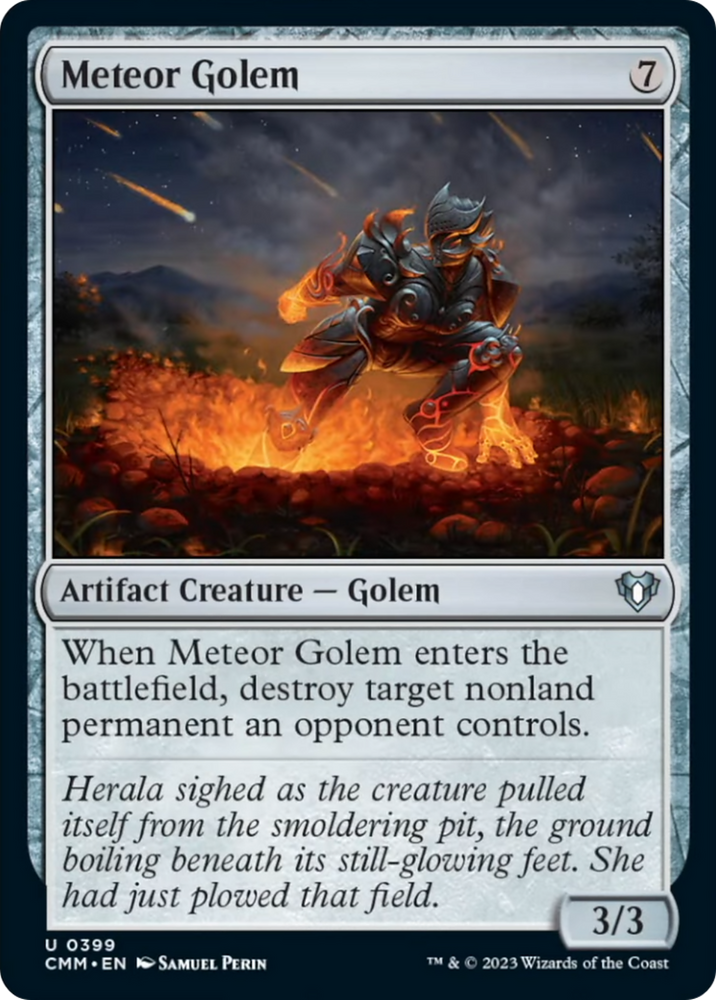 Magic | Meteor Golem [Commander Masters] | The Nerd Merchant