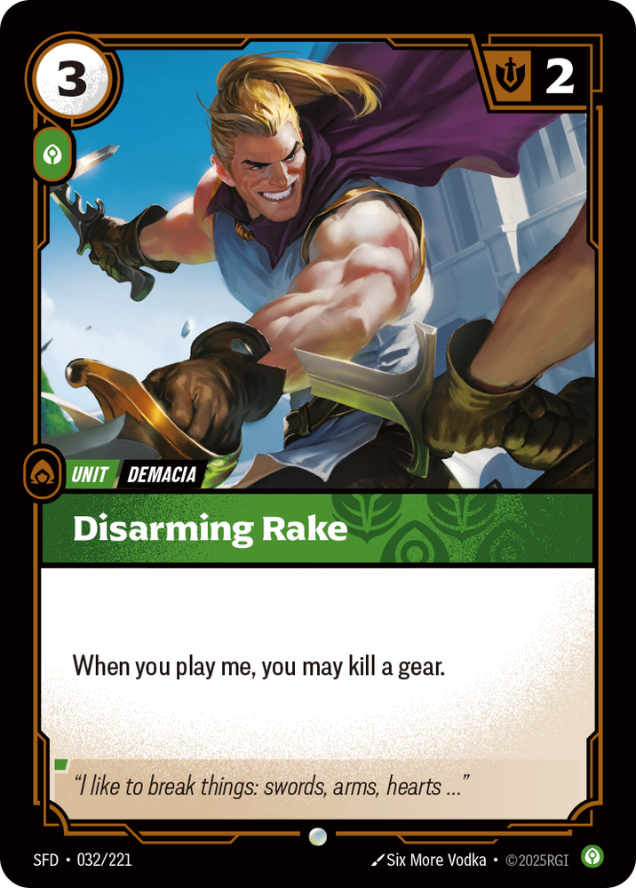 Disarming Rake (Foil) - Spiritforged #32