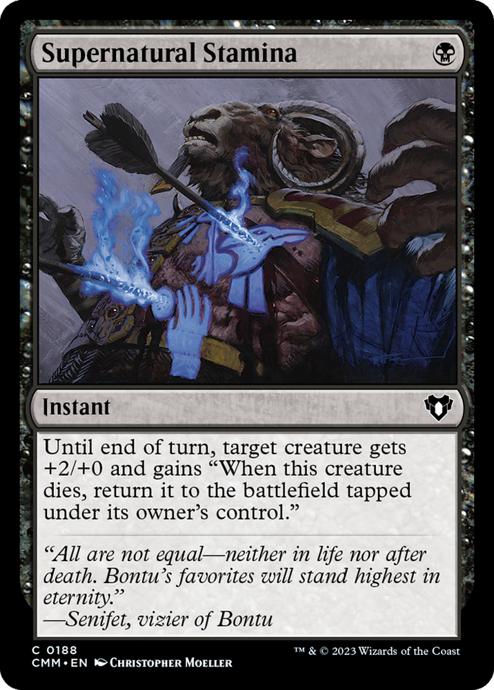 Magic | Supernatural Stamina [Commander Masters] | The Nerd Merchant