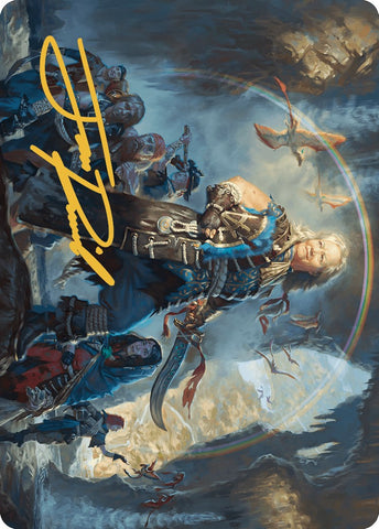 Magic | Admiral Brass, Unsinkable Art Card (Gold-Stamped Signature) [The Lost Caverns of Ixalan Art Series] | The Nerd Merchant