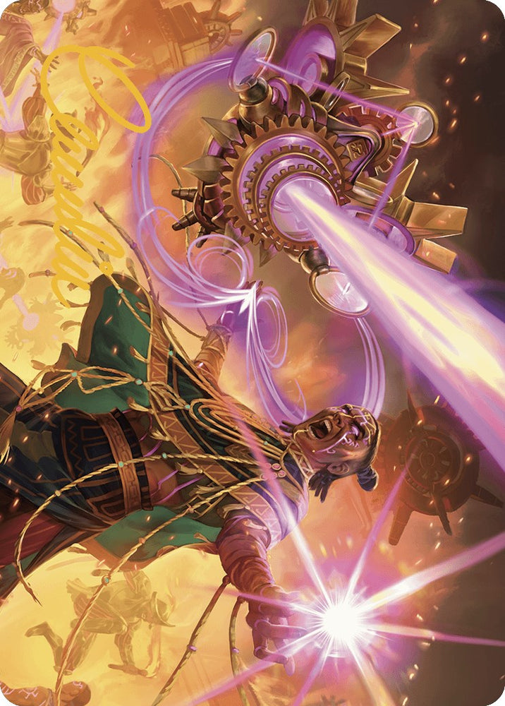 Magic | Cosmium Blast Art Card (Gold-Stamped Signature) [The Lost Caverns of Ixalan Art Series] | The Nerd Merchant