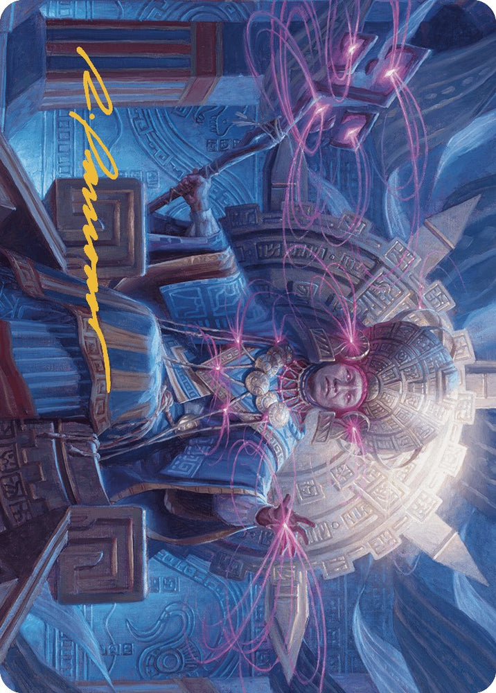 Magic | Akal Pakal, First Among Equals Art Card (8/81) (Gold-Stamped Signature) [The Lost Caverns of Ixalan Art Series] | The Nerd Merchant