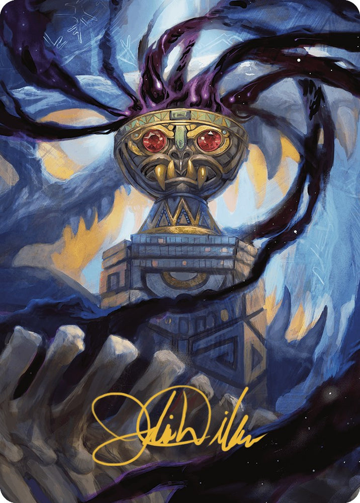 Magic | Chalice of the Void Art Card (Gold-Stamped Signature) [The Lost Caverns of Ixalan Art Series] | The Nerd Merchant