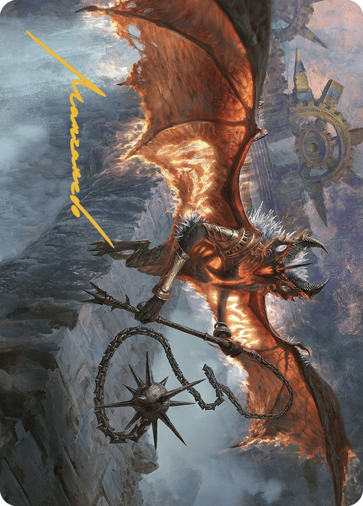 Magic | Bloodletter of Aclazotz Art Card (15/81) (Gold-Stamped Signature) [The Lost Caverns of Ixalan Art Series] | The Nerd Merchant