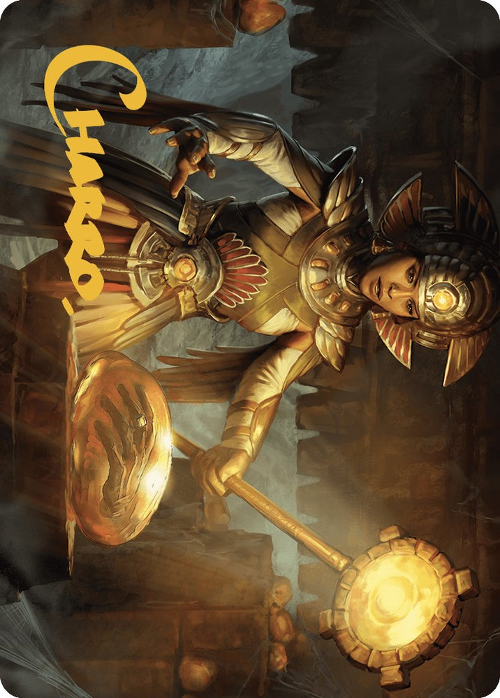 Magic | Curator of Sun's Creation Art Card (Gold-Stamped Signature) [The Lost Caverns of Ixalan Art Series] | The Nerd Merchant