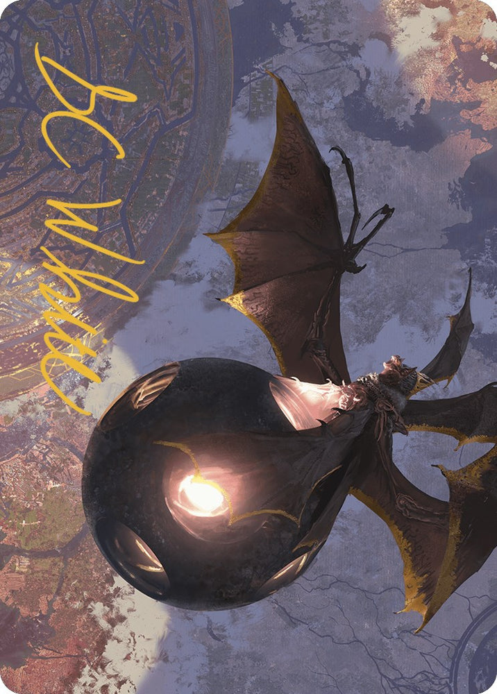 Magic | Malicious Eclipse Art Card (Gold-Stamped Signature) [The Lost Caverns of Ixalan Art Series] | The Nerd Merchant