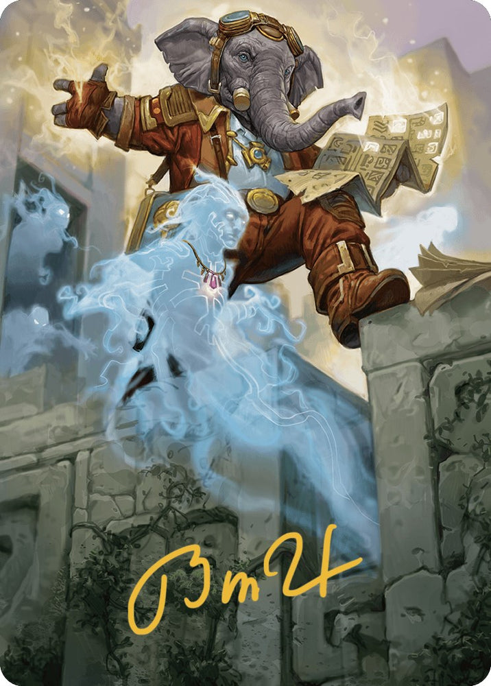 Magic | Quintorius Kand Art Card (37/81) (Gold-Stamped Signature) [The Lost Caverns of Ixalan Art Series] | The Nerd Merchant