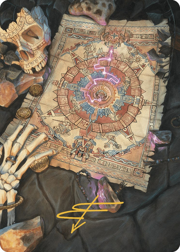 Magic | Map Token Art Card (Gold-Stamped Signature) [The Lost Caverns of Ixalan Art Series] | The Nerd Merchant