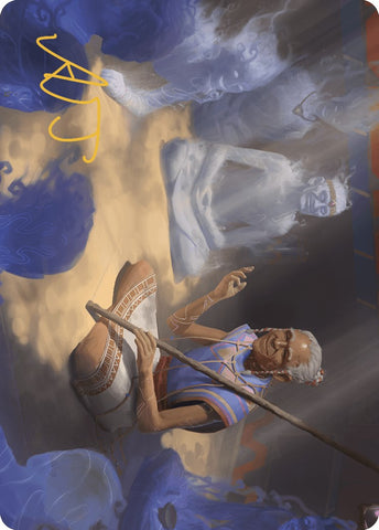 Magic | Ancestral Reminiscence Art Card (Gold-Stamped Signature) [The Lost Caverns of Ixalan Art Series] | The Nerd Merchant
