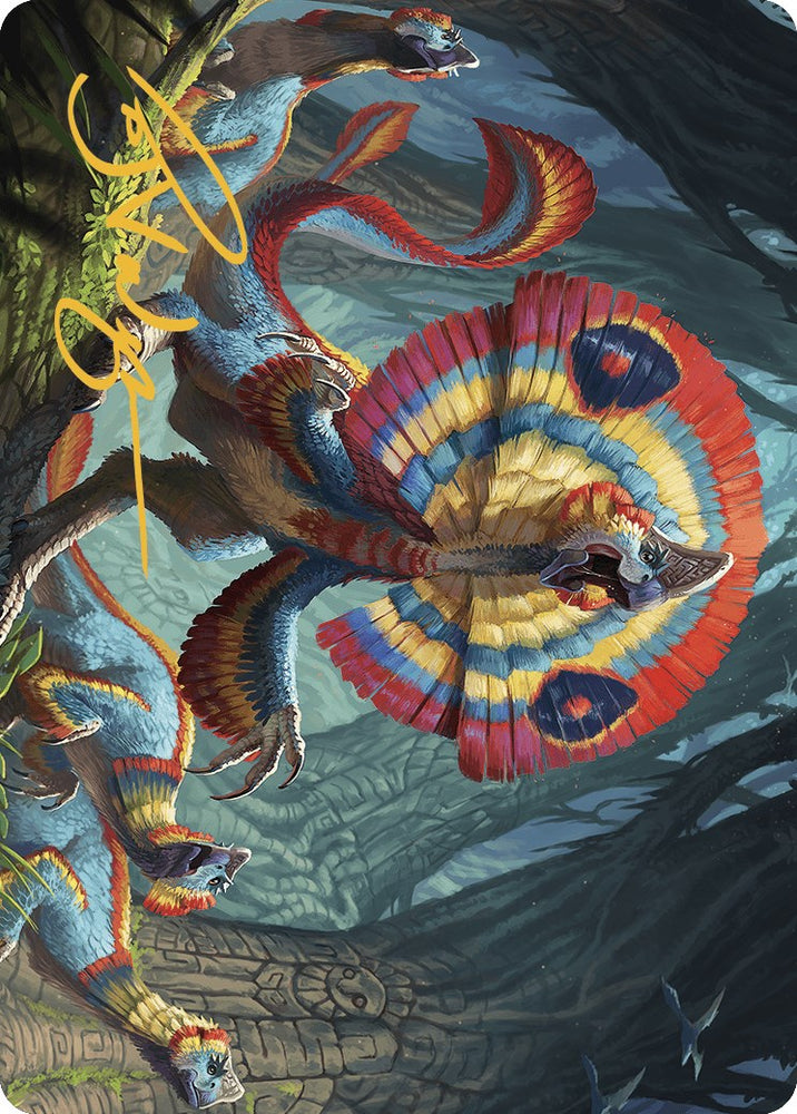 Magic | Sunfrill Imitator Art Card (Gold-Stamped Signature) [The Lost Caverns of Ixalan Art Series] | The Nerd Merchant