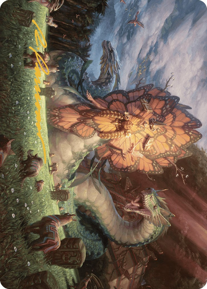 Magic | Ojer Kaslem, Deepest Growth Art Card (30/81) (Gold-Stamped Signature) [The Lost Caverns of Ixalan Art Series] | The Nerd Merchant