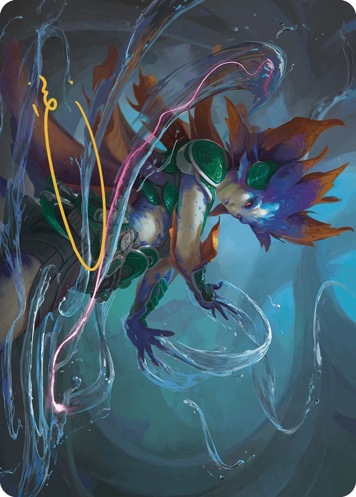 Magic | Nicanzil, Current Conductor Art Card (Gold-Stamped Signature) [The Lost Caverns of Ixalan Art Series] | The Nerd Merchant