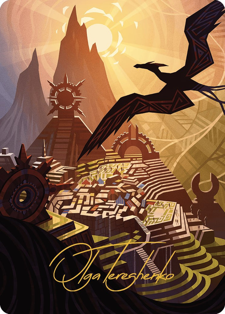 Magic | Plains Art Card (Gold-Stamped Signature) [The Lost Caverns of Ixalan Art Series] | The Nerd Merchant