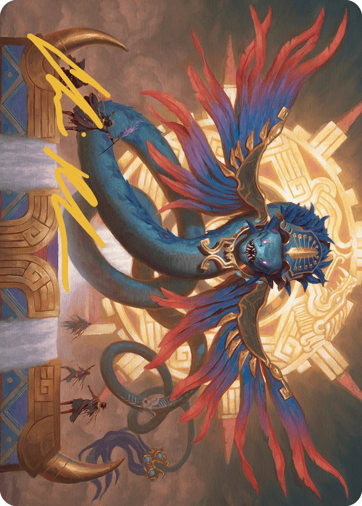 Magic | Ojer Pakpatiq, Deepest Epoch Art Card (13/81) (Gold-Stamped Signature) [The Lost Caverns of Ixalan Art Series] | The Nerd Merchant