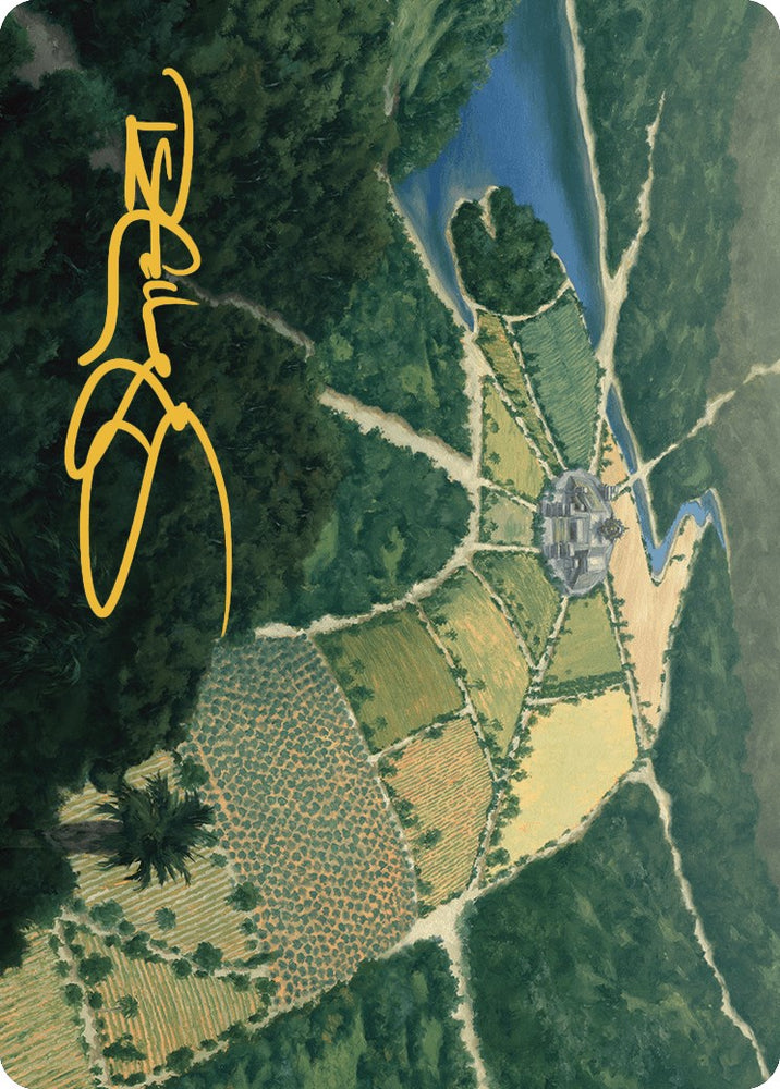 Magic | Restless Prairie Art Card (Gold-Stamped Signature) [The Lost Caverns of Ixalan Art Series] | The Nerd Merchant