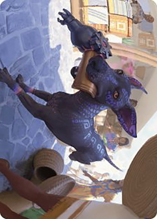 Magic | Mischievous Pup Art Card [The Lost Caverns of Ixalan Art Series] | The Nerd Merchant