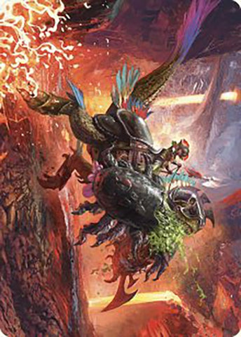 Magic | Triumphant Chomp Art Card [The Lost Caverns of Ixalan Art Series] | The Nerd Merchant