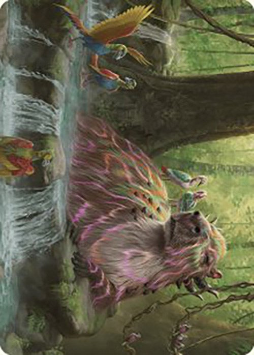 Magic | Basking Capybara Art Card [The Lost Caverns of Ixalan Art Series] | The Nerd Merchant