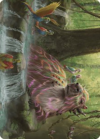 Magic | Basking Capybara Art Card [The Lost Caverns of Ixalan Art Series] | The Nerd Merchant
