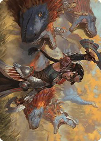 Magic | Huatli, Poet of Unity Art Card [The Lost Caverns of Ixalan Art Series] | The Nerd Merchant