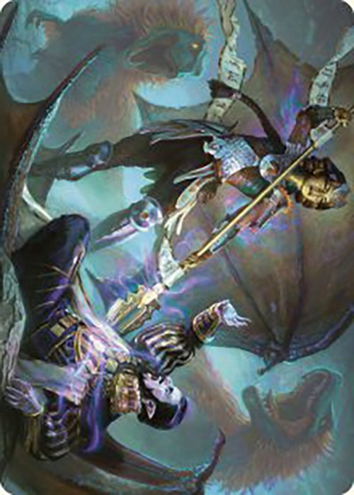 Magic | Huatli's Final Strike Art Card [The Lost Caverns of Ixalan Art Series] | The Nerd Merchant