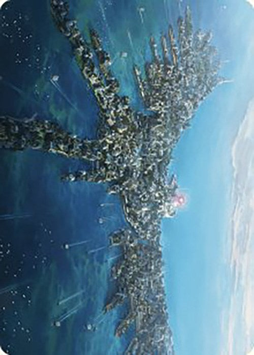 Magic | Restless Anchorage Art Card [The Lost Caverns of Ixalan Art Series] | The Nerd Merchant