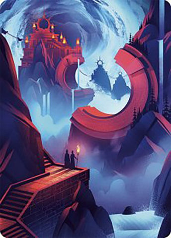 Magic | Mountain Art Card [The Lost Caverns of Ixalan Art Series] | The Nerd Merchant