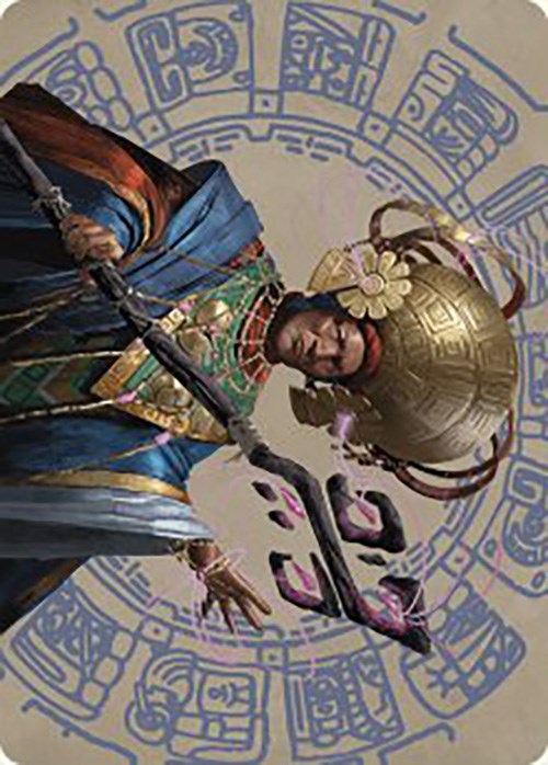 Magic | Akal Pakal, First Among Equals Art Card (46/81) [The Lost Caverns of Ixalan Art Series] | The Nerd Merchant