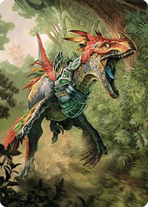 Magic | Dinosaur Token Art Card [The Lost Caverns of Ixalan Art Series] | The Nerd Merchant