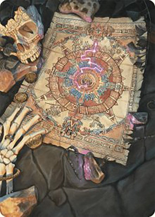 Magic | Map Token Art Card [The Lost Caverns of Ixalan Art Series] | The Nerd Merchant