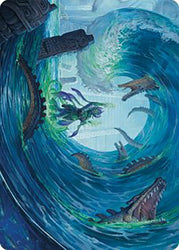 Magic | Wave Goodbye Art Card [The Lost Caverns of Ixalan Art Series] | The Nerd Merchant