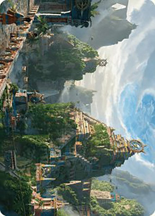 Magic | Clifftop Retreat Art Card [The Lost Caverns of Ixalan Art Series] | The Nerd Merchant