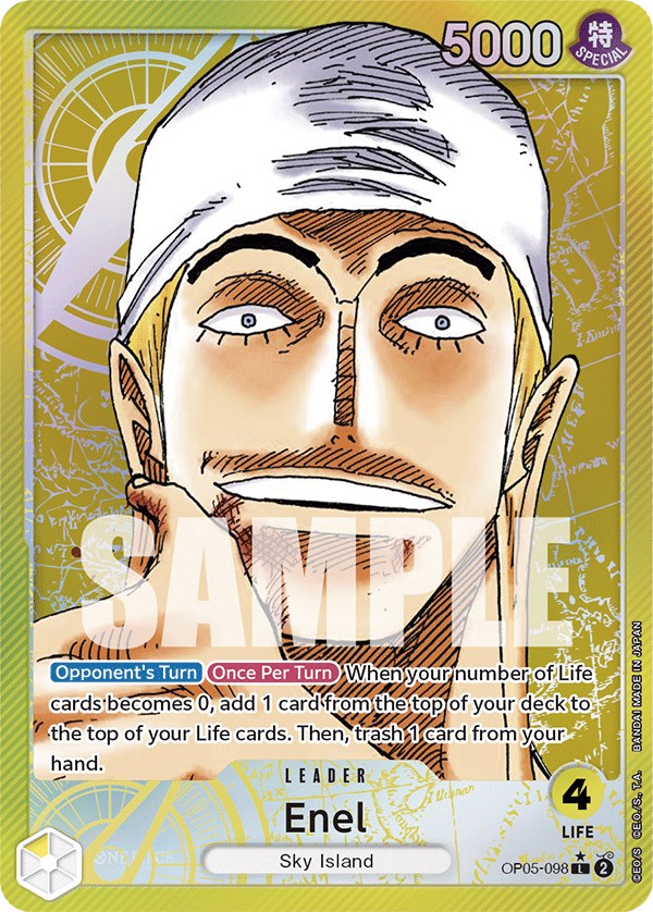 One Piece | Enel (Alternate Art) [Awakening of the New Era] | The Nerd Merchant