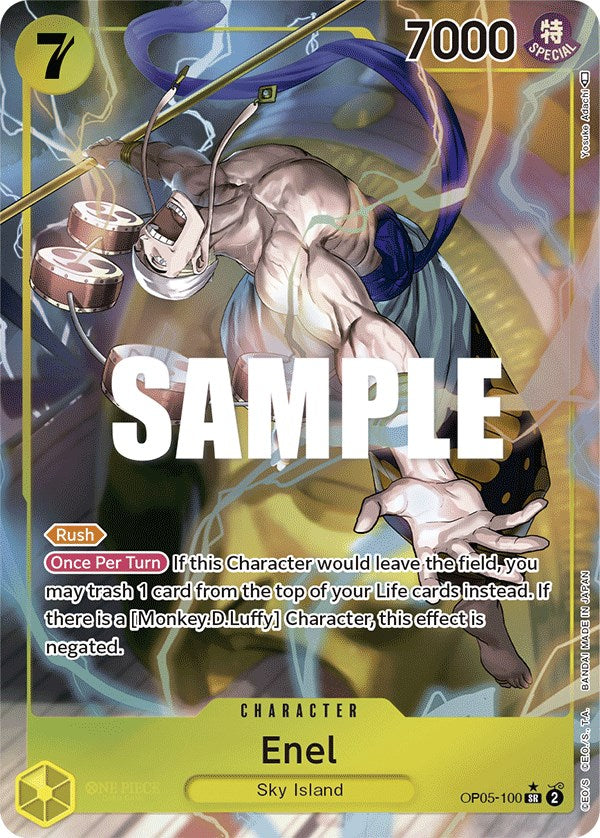 One Piece | Enel (Alternate Art) [Awakening of the New Era] | The Nerd Merchant