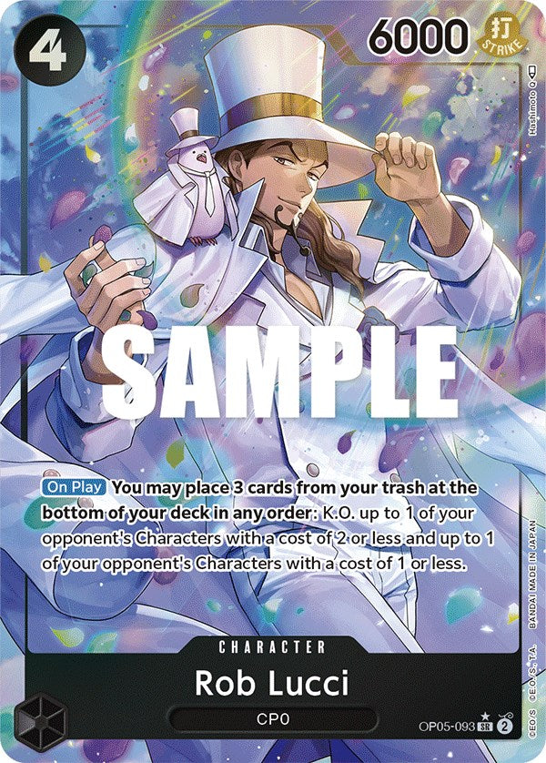 One Piece | Rob Lucci (Alternate Art) [Awakening of the New Era] | The Nerd Merchant