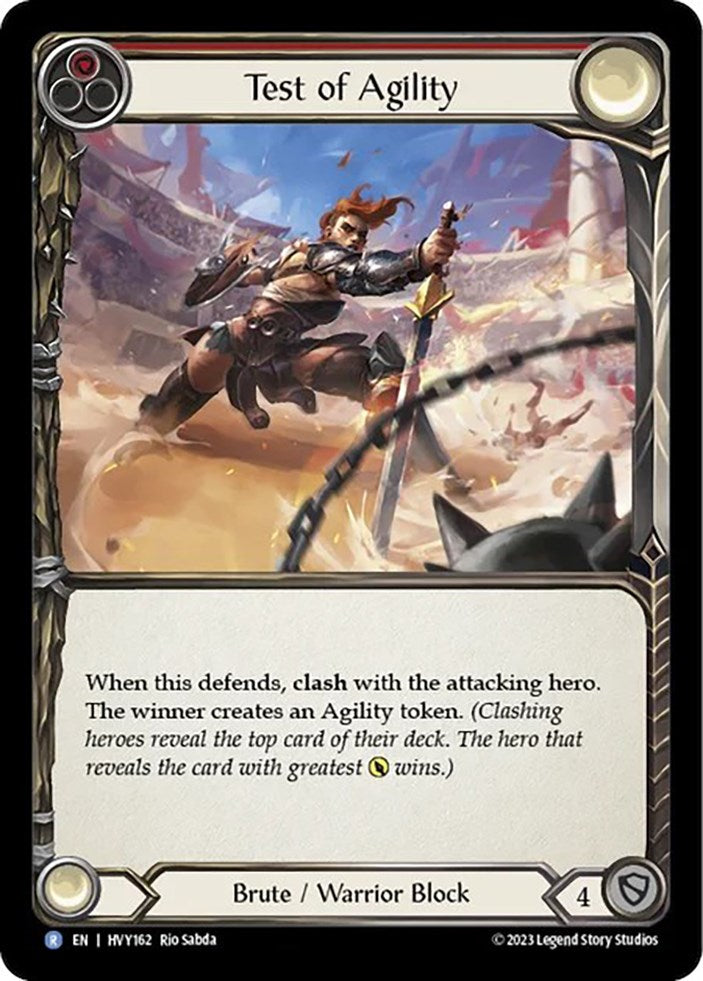 Flesh and Blood TCG | Test of Agility [HVY162] (Heavy Hitters) | The Nerd Merchant