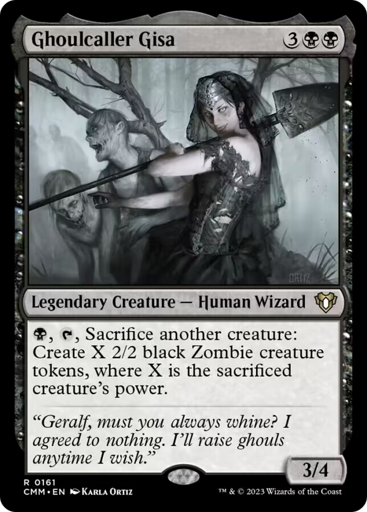 Magic | Ghoulcaller Gisa [Commander Masters] | The Nerd Merchant
