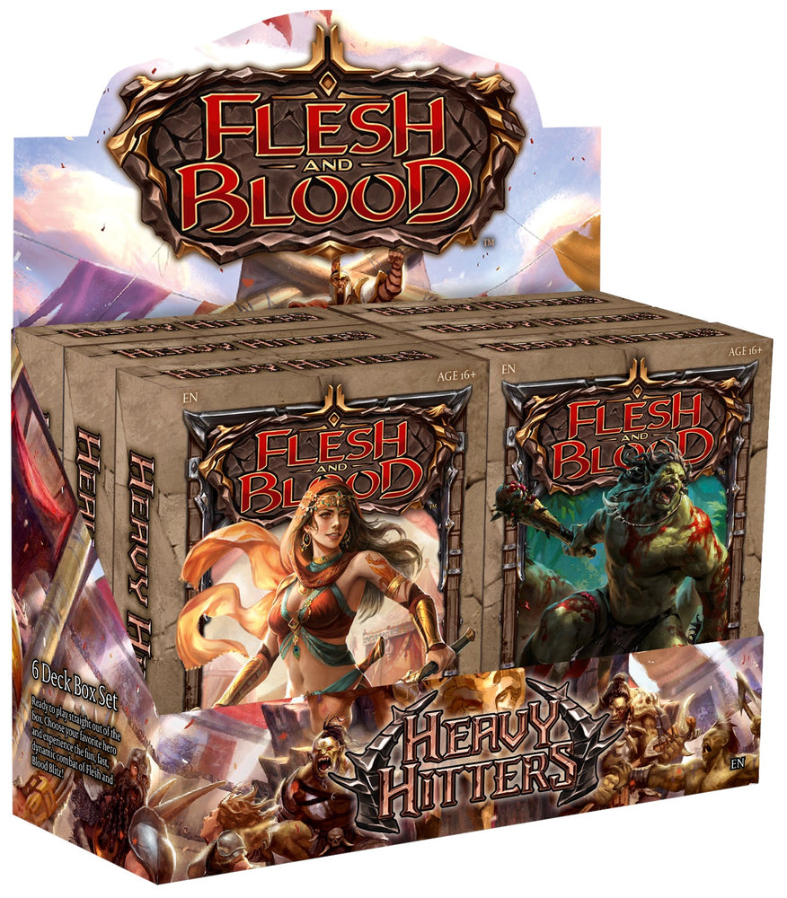 Flesh and Blood TCG Heavy Hitters - Blitz Deck Display