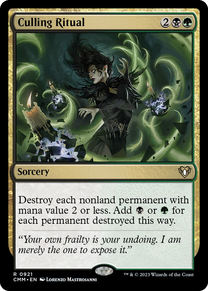 Magic | Culling Ritual [Commander Masters] | The Nerd Merchant
