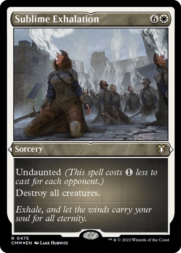 Magic | Sublime Exhalation (Foil Etched) [Commander Masters] | The Nerd Merchant