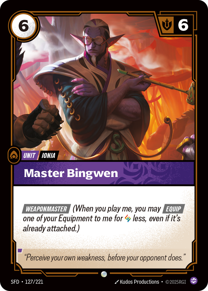 Master Bingwen (Foil) - Spiritforged #127