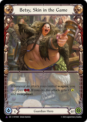 Flesh and Blood TCG | Betsy, Skin in the Game (Marvel) [HVY045] (Heavy Hitters)  Cold Foil | The Nerd Merchant